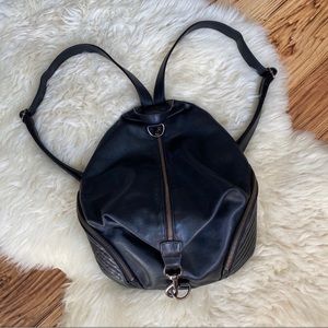 Rebecca Minkoff Line Quilted Julian Backpack Black